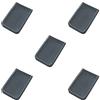 Siepificius Fermasoldi magnetico per banconote, con morsetto per banconote, nero, 60 x 41 x 8 mm, Set da 5 (nero 60 x 41 x 8 mm), 60x41x8mm, come descrizione