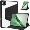 ANKILVAIXY Custodia per Honor MagicPad2 12,3 pollici Tablet Cover con 360° Stand Folio Flip Smart Cover, Portapenne, Auto Sleep/Wake (nero)