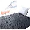 Dooisuue B'D'-S-M 1PC Copriletto in plastica Impermeabile Coprimaterasso nero Copriletto 11D21