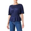 United Colors of Benetton T-Shirt 37RTD106H, Blu Notte 252, XS Donna