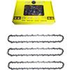 SAND DR BRUSH Catene per Sega da Mini Motosega 8 pollici ，Catena di Ricambio Ricaricabile Portatile da 3 pezzi，Lunghezza 31cm， 1/4， 0.043/(1.1mm)，48DL，Piastra Guida 26cm，lunghezza taglio 20cm，Chainsaw Chains