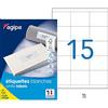 APLI Agipa Etichette universali, 70 X 50,8 mm, bianco, rettangolare VE = 1