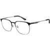 Emporio Armani EA1158D 3001 | Occhiali da Vista Graduati | Unisex | Metallo | Quadrati, Browline | Nero | Adrialenti