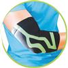 Orione gomitiera con taping integrato power band nero s