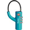 Master Lock 4717EURDBLU Lucchetto per bagagli in alluminio approvato dalla TSA, Blu, 8.1 x 1.8 x 1.8 cm