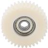 Keenso Ingranaggio Motore a 36 Denti, Ingranaggio a Denti in Nylon Strumento per Bici Elettrica per Motore 500W