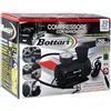 Bottari Italy Bottari 24050 Compressore Portatile 12V con Manometro Integrato 250 PSI, Cavo 3 m con Spina Accendisigari, con 3 Adattatori, per Pneumatici Auto Moto Bici, Palloni e Gonfiabili