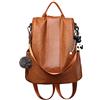 DEERWORD Donna Borse a Zaino Borsa a Zainetto Elegante Tracolla Zaini Firmate Marca Zainetti Antifurto PU pelle 5272 1 pz Marrone