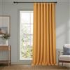 HPD Half Price Drapes Tende oscuranti in finto lino, per camera da letto, lunghe 274 cm (1 pannello), 100 x 108 L, extra larghe, per soggiorno, decorazione per la casa, tarassaco, oro
