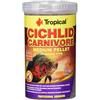 Tropical Cichlid Carnivore Medium Pellet 500ml / 180g - Mangime Altamente proteico con astaxantina per Ciclidi carnivori