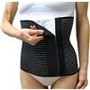 Vetrina del Benessere FASCIA MILLERIGHE -Nero, XL (98-108 cm.)- Fascia Post Operatoria Post Parto, Cintura Elastica Dopo Parto, Pancera Contenitiva, Guaina per Gravidanza, Renale Addominale Lombare - UNISEX Uomo Donna
