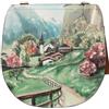 DOGO Femme Cuir Vegan Multicolore Sac d'épaule - Alpine Meadows Motif