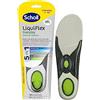 Scholl LiquiFlex Everyday L Comfort Solette, più imbottitura in memory foam e supporto per arco plantare, confezione da 2, Giallo, Large