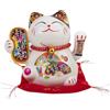lachineuse Gatto Maneki Neko Giapponese - Fortuna E Felicità - Altezza 16 cm - Braccio Mobile