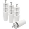 ipow 10 pcs Ferma Tapparelle 40 mm Bianco, Ferma Tapparelle con Viti M5*40 e Rondelle,Ferma Tapparelle in Plastica,Ferma Tapparelle in Plastica,Blocca Tapparelle per Tapparelle Avvolgibili