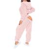 Riou Pigiama Donna Invernale Flanella Caldo Offerta Sexy Hot Jumpsuit per Sesso Intimi in Pile Bottoni Stretti Lingerie Babydoll Donna Rompers One Piece Lingerie Body Monopezzi Elasticità Sleepwear