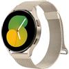 Amzpas Cinturino per Samsung Galaxy Watch 6/5/4 40mm 44mm, Cinturino in Acciaio Inossidabile per Samsung Galaxy Watch 5 pro 45mm/ Watch 4 Classic 46mm 42mm (Champagne oro)