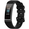 tecinity Cinturino Compatibile con Huawei Band 4 Pro/3 Pro/3, 19mm Silicone Cinturini per Huawei Band 3 (Nero)