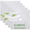 BFS Filters Pacco di 5 filtri di Ricambio per Ventilatore Maico ZF 60/100 (Tutti i Tipi ER), Filtro Antipolvere, Filtro d'Aria, Dimensioni 135x135 mm, Ø22 mm, Filtro G2