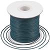Craftdady - Rotolo di filo di poliestere cerato, 77,7 metri/rotolo, sezione rotonda, 1 mm, per lavori con perline e realizzazione di gioielli, colore: color foglia di tè