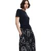 Desigual Gonna Lunga da Donna, Nero, X-Small