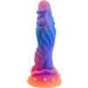 Huzoomtoyz Giant Fantasy Dildo da Monster con Ventose Dildo Realistico dildo anale originale, colorato cremoso tentacolo dildo Super Large butt plug anus SILikon sex toy