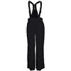 killtec Bambini e Ragazzi Pantaloni da Sci/Funzionali con Pettorina KSW 148 BYS Ski PNTS, Schwarz, 140, 41184-000