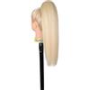 Ser Mulher Brianna Extension Coda Di Cavallo | Facile da applicare | Look naturale 100% | Termofibra resistente | Capelli Lunghi e Lisci,90 cm, 70 cm e 50 cm TERMOFIBRA (613 Biondo Platino, 50cm)