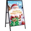 YUCHENGTECH Cavalletto Pubblicitario per Esterno 60x90cm | Porta Poster Bifacciale Supporto per Poster da Terra In Metallo Totem Pubblicitario per Bar Ristoranti Mostre Esterni