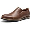 Bruno Marc Mocassini da Uomo Mocassini Scarpe Comode Casual Slip-on Confortevoli Classiche Scarpe,Size 47,Marrone,SBLS2421M-E