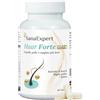 SanaExpert Haar Forte Gold - Integratore Premium per Rinforzare i Capelli - Estratto di Bambù, Melanina, Biotina e Zinco - Ingredienti naturali, vegano - 60 Capsule - Prodotto in Germania