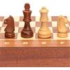 Husaria Set da Gioco di Scacchi in Legno per Torneo Professionale Staunton No. 4 con 2 Regine Extra, Re da 7.6 Centimetri
