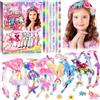 RDDAIPE 8PC Kit per la Creazione di Cerchietti per Capelli,Kit Cerchietti Fai da te Bambina,Giochi Bambina 4 5 6 7 anni Femmina,Lavoretti Creativi Giocattoli Unicorno Bambina Compleanno Natale Regalo