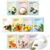 MASK ON PARIS [MASK ON] Maschera viso coreana (10 PACK) - Idratante, Antietà, Lenitivo, Illuminante, Rassodante, Nutriente- Routine completa con ingredienti naturali