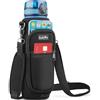 EcoEarth - Borsa porta borraccia - Porta borraccia - Tracolla regolabile e 2 comode tasche - Soluzione di idratazione per escursionismo e corsa