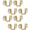 LIKERAINY Supporto Centrale Connettore per Mobili Gancio per Travetti in Legno Larghezza 30 mm Connettori da Letto Raccordi a Sospensione Ganci di Fissaggio per Giroletto 8 pezzi