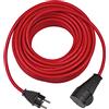 Brennenstuhl 1167950 - H07rn-f 3g1,5 - cavo (maschio/femmina, 10m, rosso)