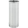ALLINOX Tubo In Acciaio INOX L500 mm Modulo Uscita Fumi Canna Fumaria Per Camino o Stufa MADE IN ITALY (DN 80)