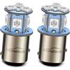 Ruiandsion 2PCS 1157 BAY15D P21/5W AC/DC 6-30V 6V 12V 24V Lampadine LED Luce Rossa per Luci di Retromarcia,Luci di Riserva,Luci di Freno, Luci di Posizione Posteriori,Lampadine per Interni Camper RV