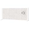 MAUL MAULconnecto - Divisorio acustico da tavolo, 120 x 50 cm, divisorio per scrivania, credenza, divisorio con piedini, in tessuto non tessuto acustico (4000 g/m²) come protezione da sguardi