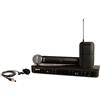 Shure BLX1288/W85 Microfoni wireless UHF per chiesa, karaoke, palcoscenico e voci Durata batteria 14 ore, raggio 100 m Include microfoni a mano e lavalier, ricevitore doppio canale Banda S8