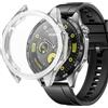 sciuU Cover Protettiva per HUAWEI GT 4 46mm, Custodia con Protezione di Schermo in TPU Flessibile, Morbida Copertura Cornice Resistente per GT4 Smartwatch - Chiaro