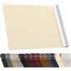 YAFLC Patch di Riparazione in Pelle, 40x160cm Pelle Adesiva per Riparazioni, Ecopelle Adesiva per Divani, Sedili Auto, Mobili, Borse, Giacche Giallo beige