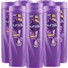 Sunsilk Liscio Perfetto Shampoo per Capelli Lisci Formula Active Fusion con Olio di Argan Proteine della Seta e Biotina Azione Anti Crespo - 8 Flaconi da 400ml