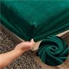 Highdi Lenzuola Matrimoniali con Angoli in Velluto 200x220 cm, Highdi Verde Lenzuolo Sotto con Angoli Inverno Elasticizzato Flanella Caldo Lenzuola Microfibra- Ideale per Letti Matrimoniali