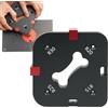 Generic Maschera per raggio angolare per la lavorazione del legno, modello per raggio angolare arrotondato | Modelli di maschere per raggio con angoli arrotondati - Maschere per angoli arrotondati del router