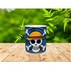Genérico Tazza personalizzata One piece con teschio serie tv ideale per fan e amici