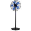 Taurus Boreal Elegance 16C Ventilatore a colonna oscillante, altezza 132 cm, 3 pale/40 cm di diametro, 40 W, nero/blu, 60 W, 5,3 tonalità, metallo