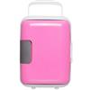 JenNiFer 4L 12V / 220V Mini Portatile Portatile Elettrico Frigo Frigorifero Congelatore Casa per Auto - Rosa