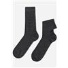 Calzedonia Calze Corte In Lana E Cotone Grigio